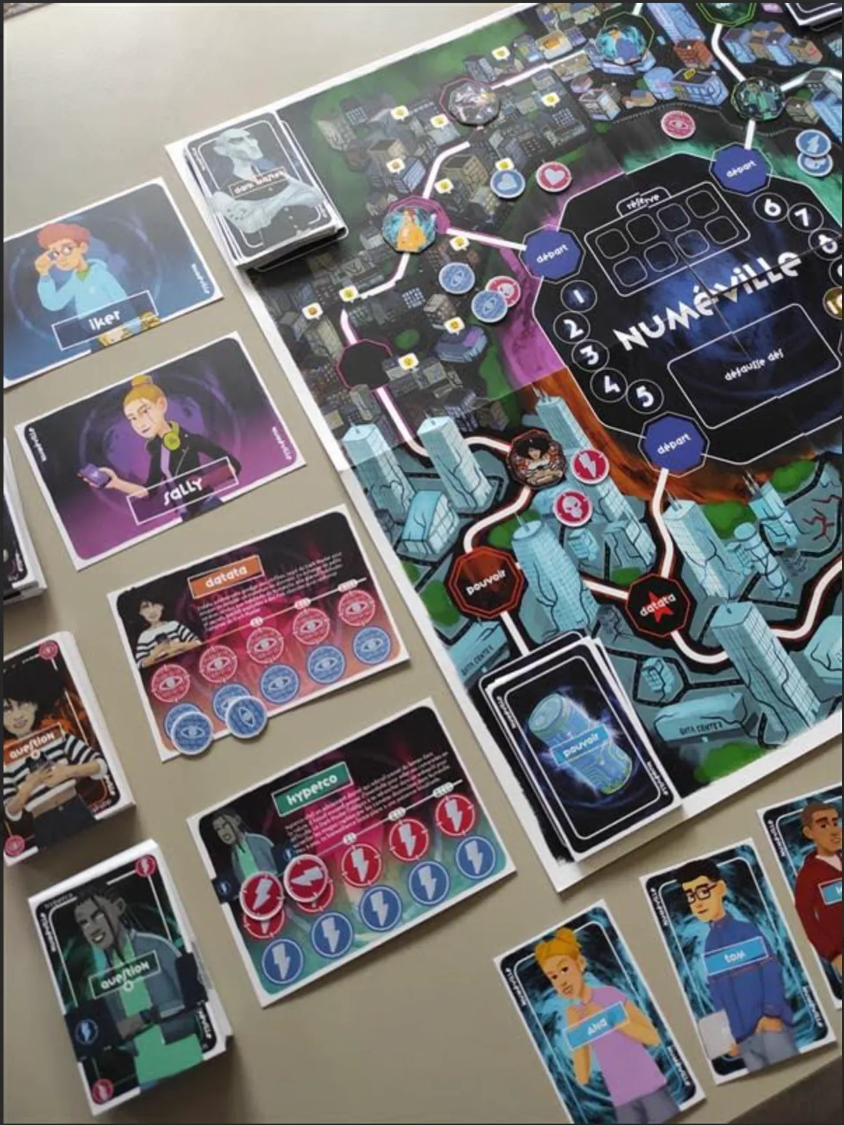 Plateau du jeu Numéville